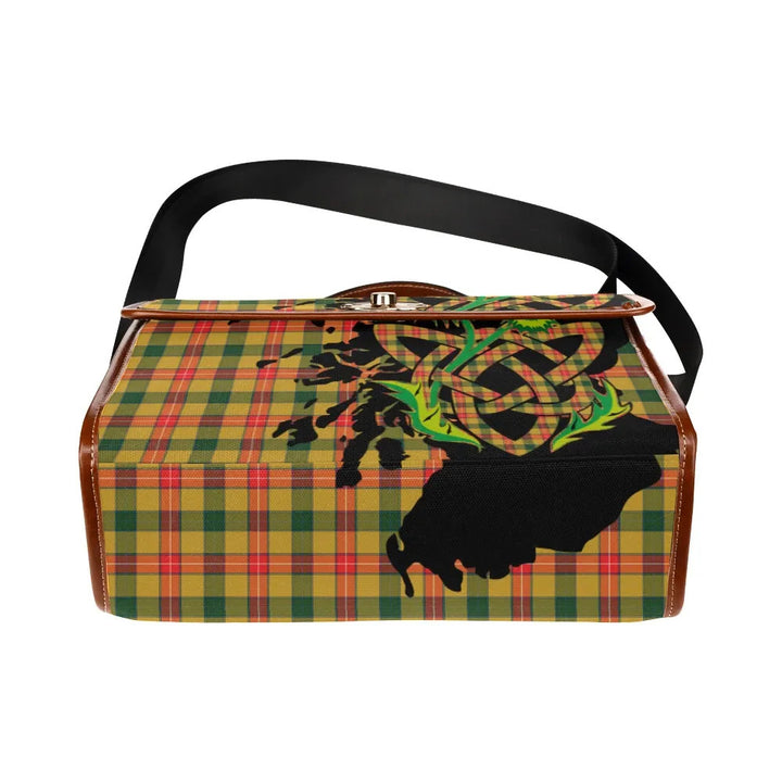 Scottish Baxter Clan Tartan Waterproof Canvas Bag With Thistle Tartan Plaid 5