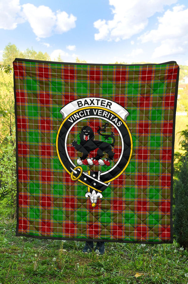Scottish Baxter Modern Clan Crest Tartan Quilt Tartan Plaid 2