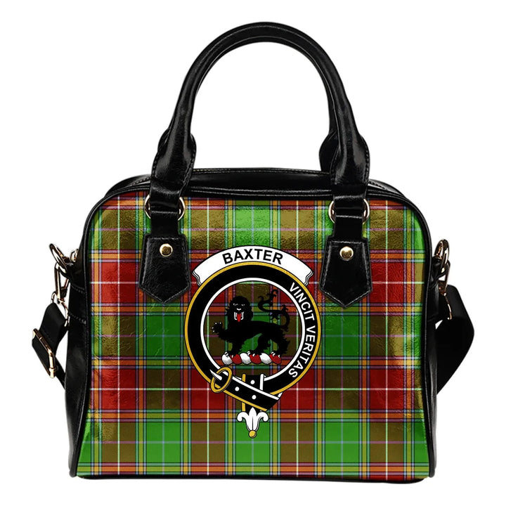 Scottish Baxter Modern Clan Crest Tartan Shoulder Handbag Tartan Plaid 1