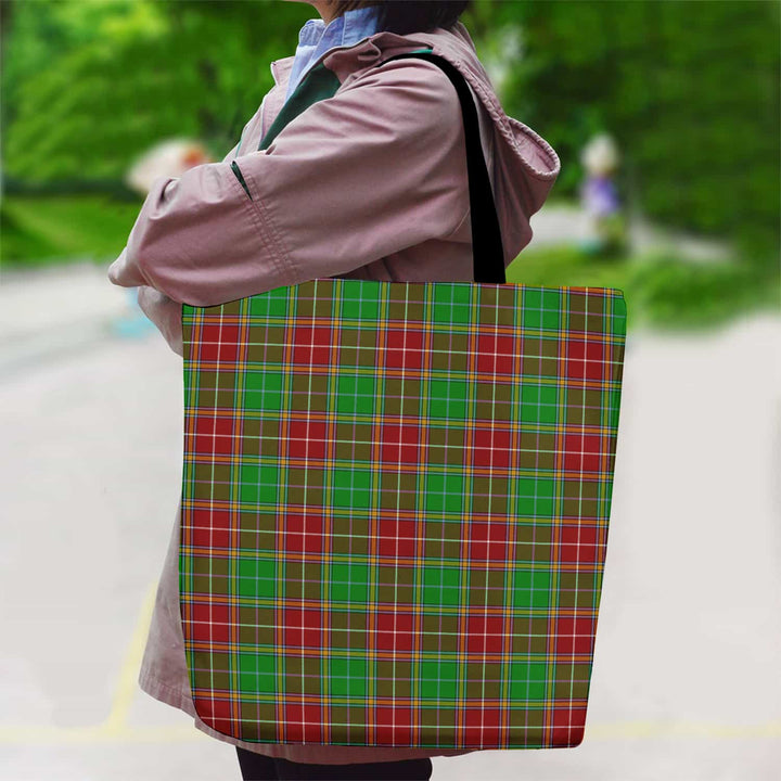 Scottish Baxter Modern Clan Tartan Canvas Bag With Shoulder Strap Tartan Plaid 2