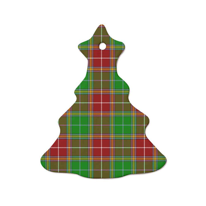 Scottish Baxter Modern Clan Tartan Ceramic Ornament  Tree Shape Tartan Plaid