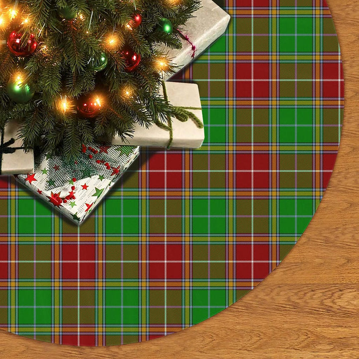 Scottish Baxter Modern Clan Tartan Christmas Tree Skirt No Tassels 2 Tartan Plaid