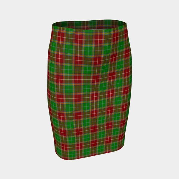 Scottish Baxter Modern Clan Tartan Fitted Skirt Tartan Plaid 1