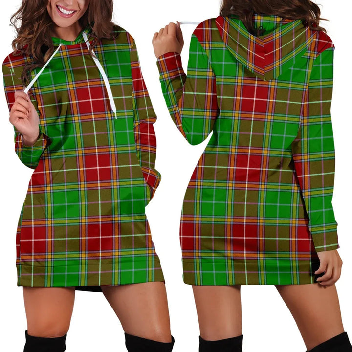 Scottish Baxter Modern Clan Tartan Hoodie Dress