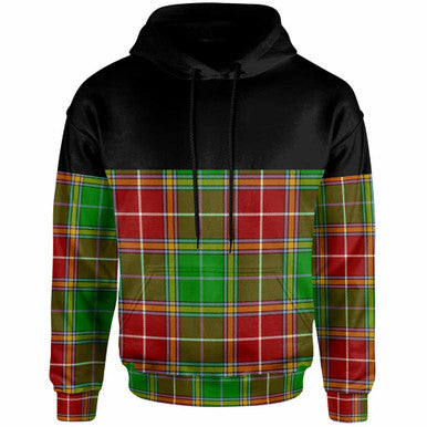 Scottish Baxter Modern Clan Tartan Hoodie - Horizontal Style Front Side Tartan Plaid