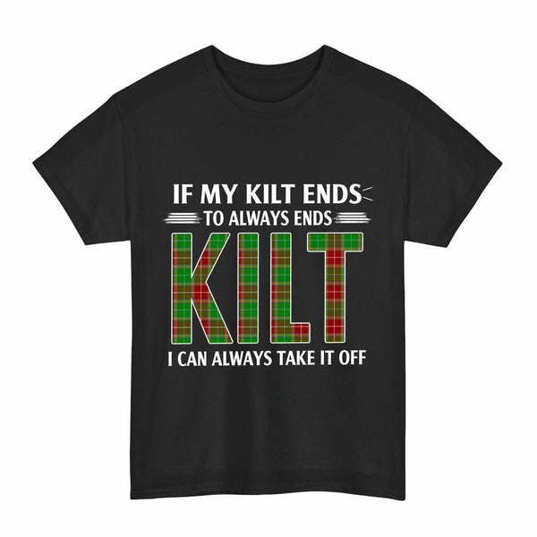 Scottish Baxter Modern Clan Tartan Kilt Pride T-Shirt Tartan Plaid Black Color