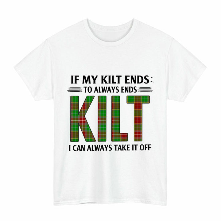 Scottish Baxter Modern Clan Tartan Kilt Pride T-Shirt Tartan Plaid White Color