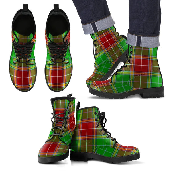 Scottish Baxter Modern Clan Tartan Leather Boots
