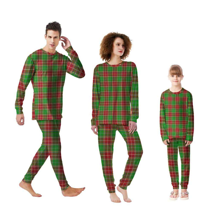 Scottish Baxter Modern Clan Tartan Pajama Set Tartan Plaid
