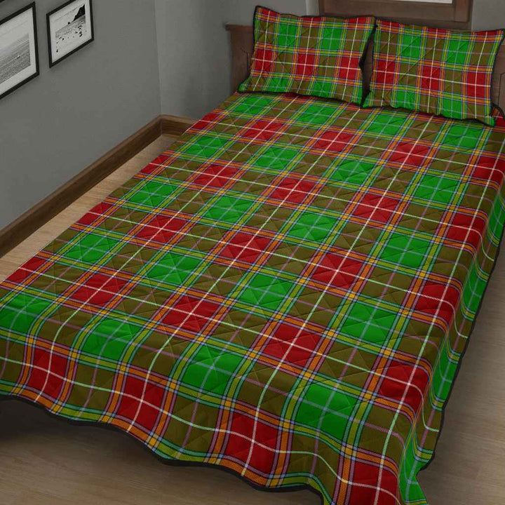 Scottish Baxter Modern Clan Tartan Quilt Bed Set Tartan Plaid 3
