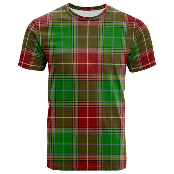 Scottish Baxter Modern Clan Tartan T-Shirt Front Side Tartan Plaid