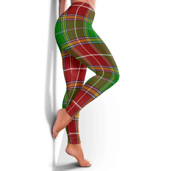 Scottish Baxter Modern Clan Tartan Women Leggings Tartan Plaid 4