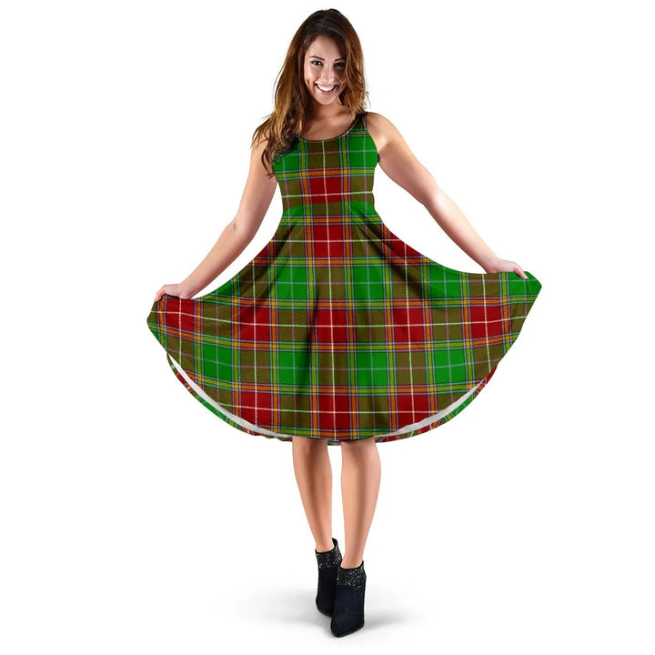 Scottish Baxter Modern Clan Tartan Women Midi Dress