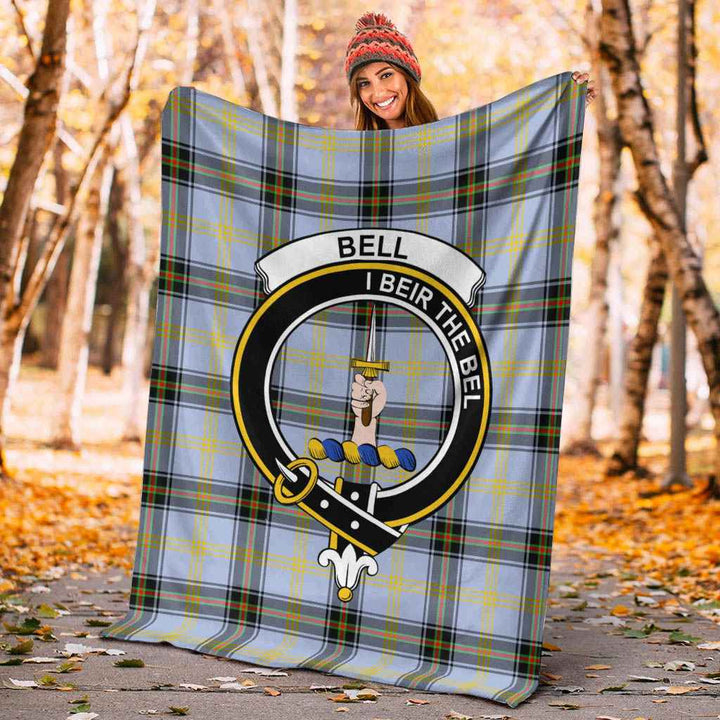 Scottish Bell Clan Crest Tartan Blanket Tartan Plaid 4