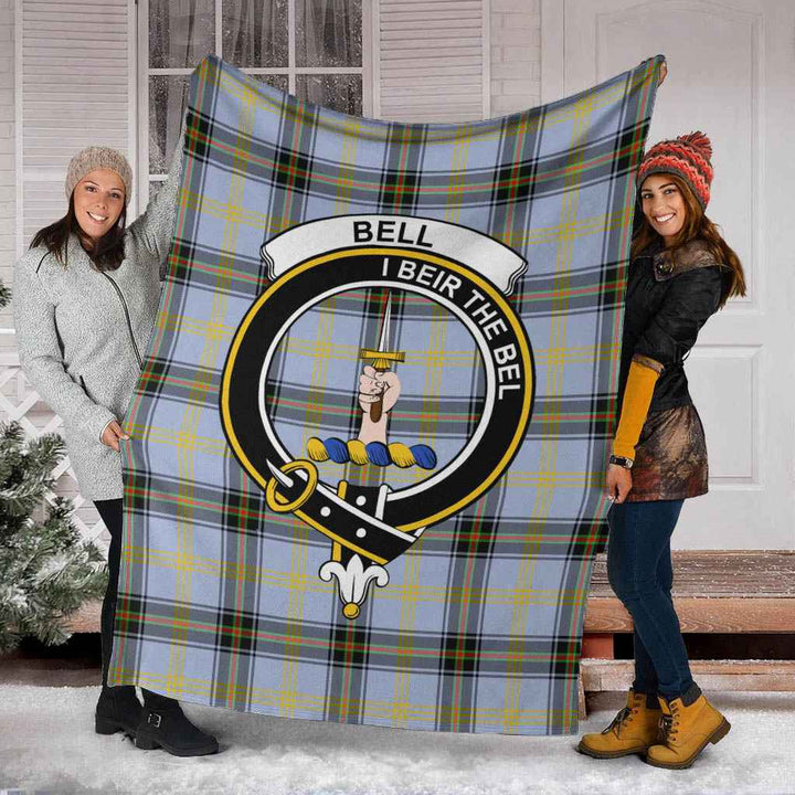 Scottish Bell Clan Crest Tartan Blanket Tartan Plaid 5