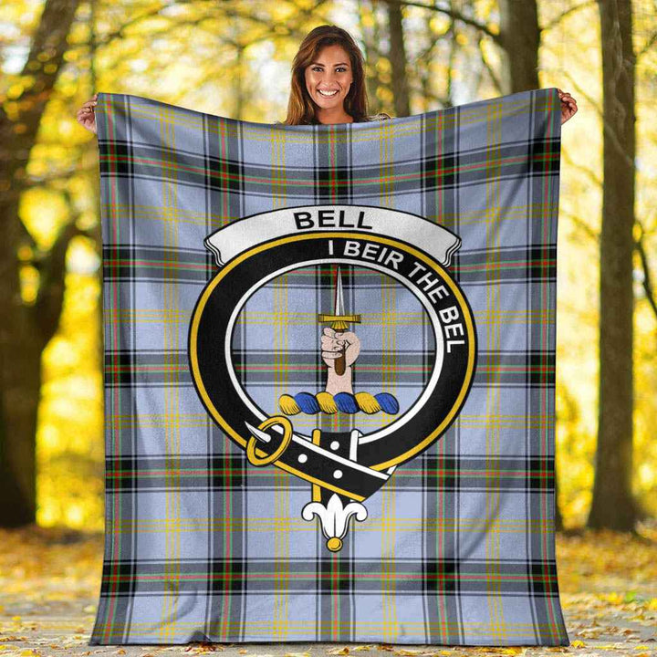 Scottish Bell Clan Crest Tartan Blanket Tartan Plaid 6