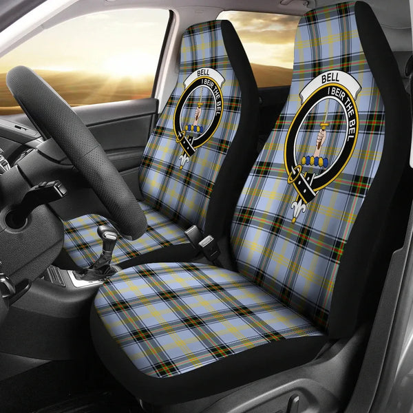 Scottish Bell Clan Crest Tartan Car Seat Covers 2