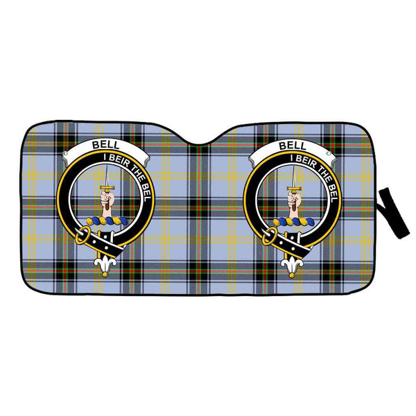 Scottish Bell Clan Crest Tartan Car Windshield Sun Shade Tartan Plaid 1