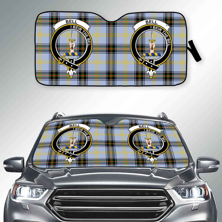 Scottish Bell Clan Crest Tartan Car Windshield Sun Shade Tartan Plaid 2