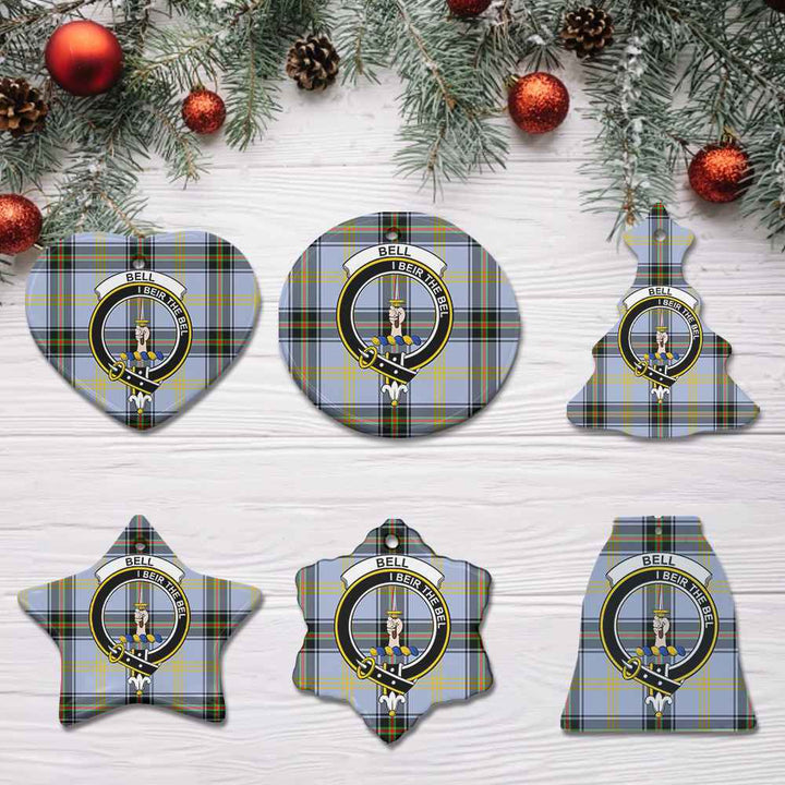 Scottish Bell Shape Clan Crest Tartan Ceramic Ornament All Tartan Plaid
