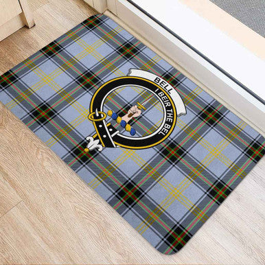 Scottish Bell Clan Crest Tartan Door Mat Tartan Plaid 2