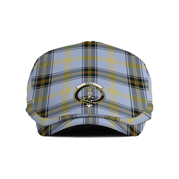 Scottish Bell Clan Crest Tartan Flat Cap Tartan Plaid 1