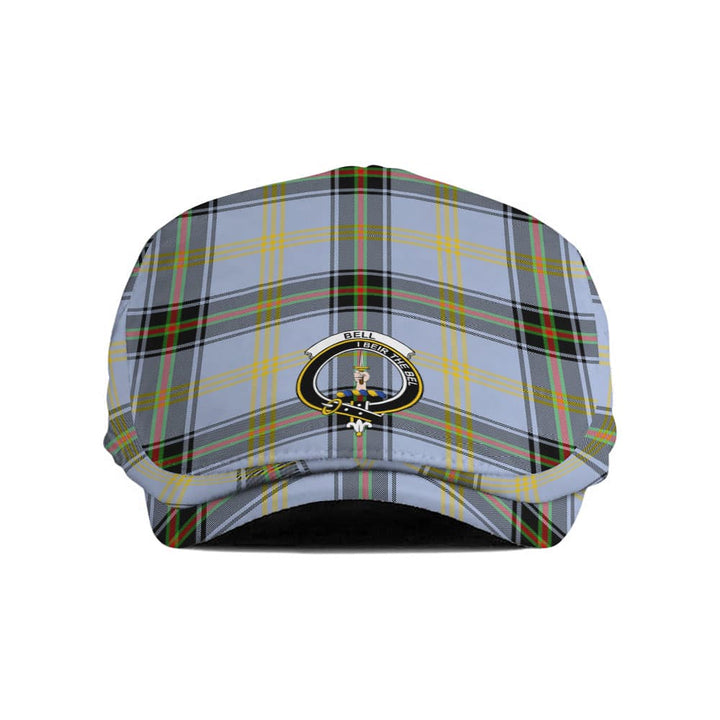 Scottish Bell Clan Crest Tartan Flat Cap Tartan Plaid 1