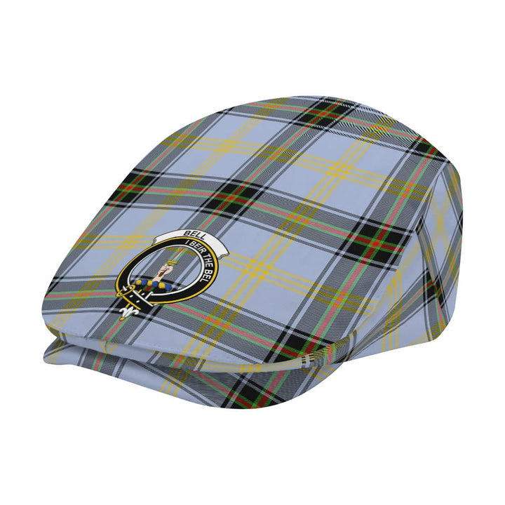 Scottish Bell Clan Crest Tartan Flat Cap Tartan Plaid 2