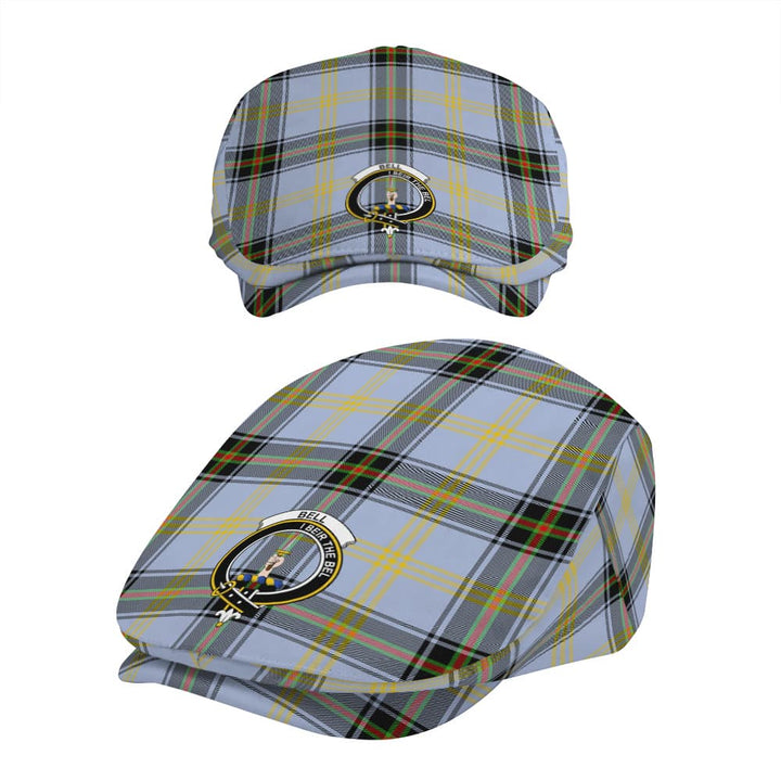 Scottish Bell Clan Crest Tartan Flat Cap Tartan Plaid 5