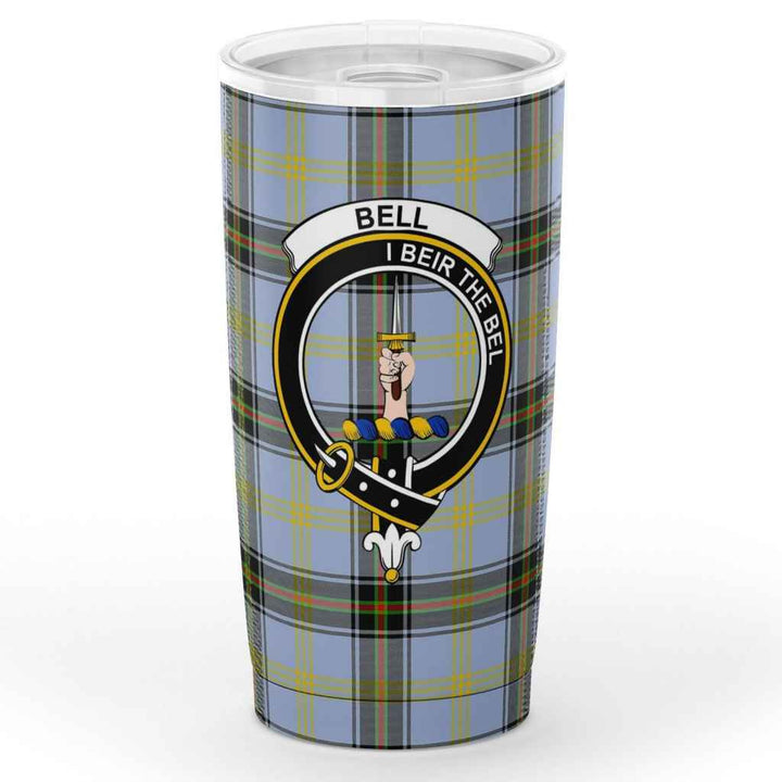 Scottish Bell Clan Crest Tartan Insulated Tumbler Tartan Plaid 1