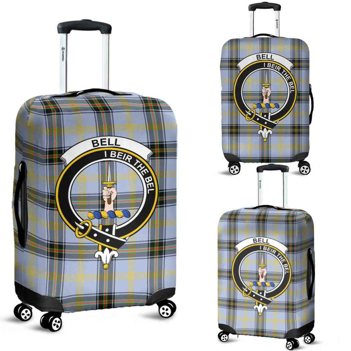 Scottish Bell Clan Crest Tartan Luggage Cover Tartan Plaid 1