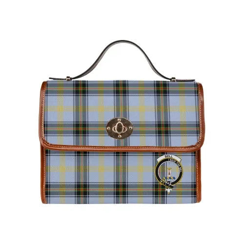 Scottish Bell Clan Crest Tartan Waterproof Canvas Bag Tartan Plaid 2
