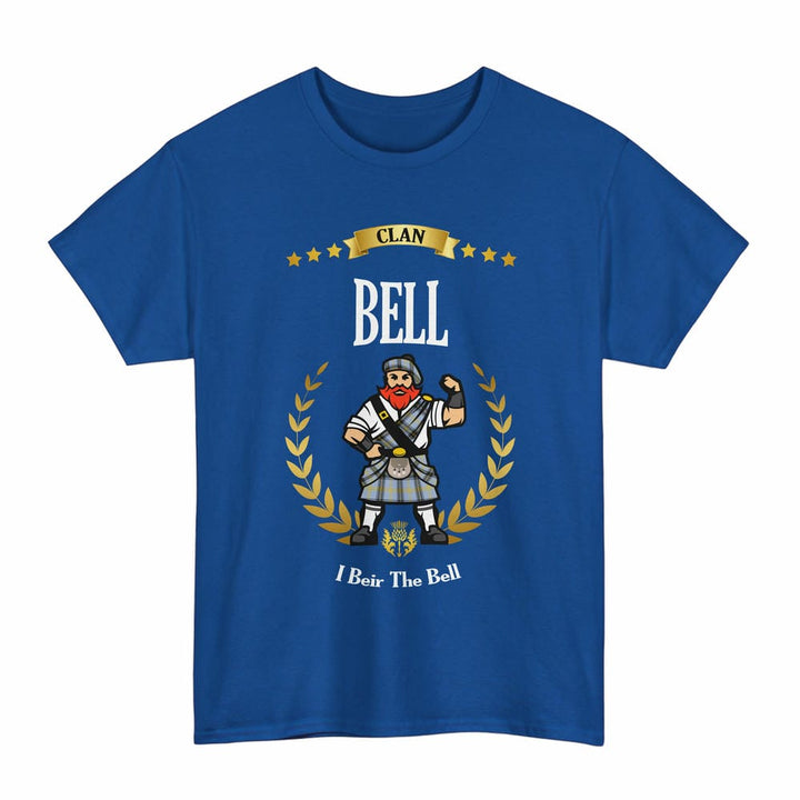 Scottish Bell Clan Tartan T-Shirt - Motto Scotsman Tartan Plaid Royal Color