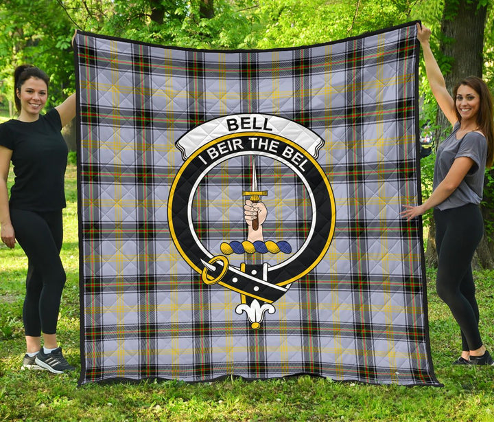 Scottish Bell of The Borders Clan Crest Tartan Quilt Tartan Plaid 1