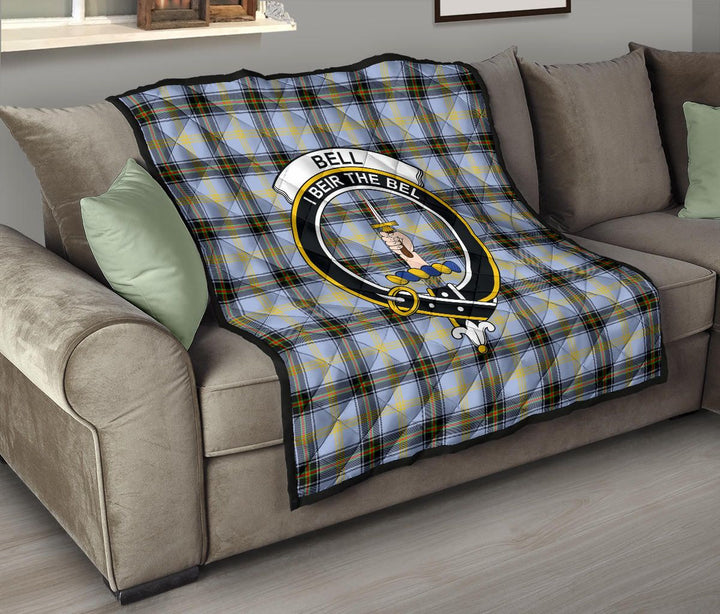 Scottish Bell of The Borders Clan Crest Tartan Quilt Tartan Plaid 8