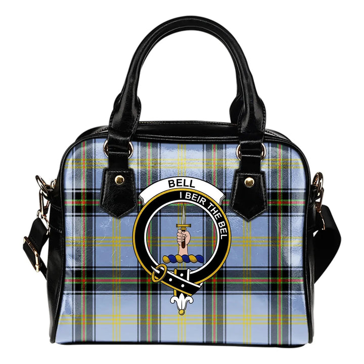 Scottish Bell of the Borders Clan Crest Tartan Shoulder Handbag Tartan Plaid 1