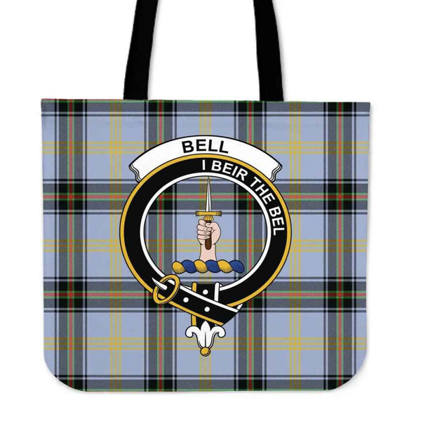 Scottish Bell Of The Borders Clan Crest Tartan Tote Bag Tartan Plaid