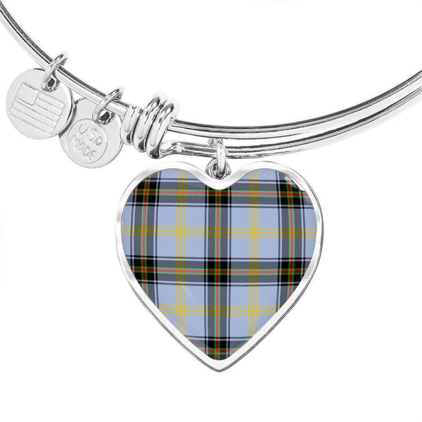Scottish Bell of the Borders Clan Tartan Bangle Heart Tartan Plaid 1