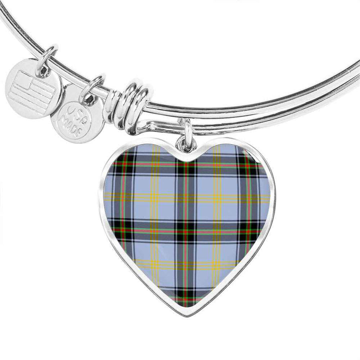 Scottish Bell of the Borders Clan Tartan Bangle Heart Tartan Plaid 1