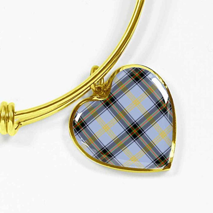 Scottish Bell of the Borders Clan Tartan Bangle Heart Tartan Plaid 2