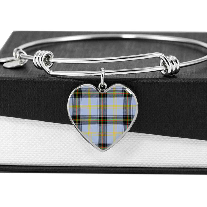 Scottish Bell of the Borders Clan Tartan Bangle Heart Tartan Plaid 5