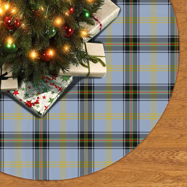 Scottish Bell of the Borders Clan Tartan Christmas Tree Skirt No Tassels 2 Tartan Plaid