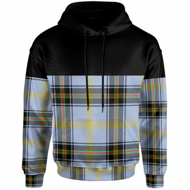 Scottish Bell of the Borders Clan Tartan Hoodie - Horizontal Style Front Side Tartan Plaid