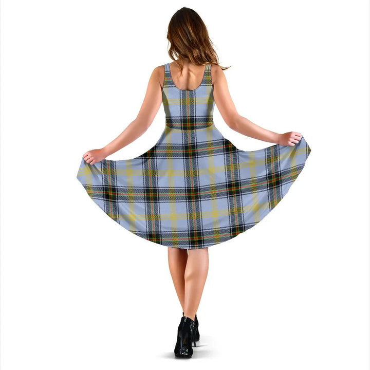 Scottish Bell of The Borders Clan Tartan Women Midi Dress