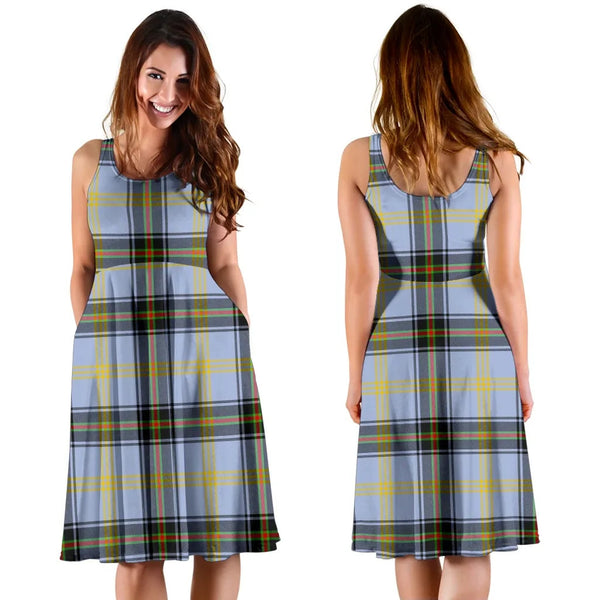 Scottish Bell of The Borders Clan Tartan Women Midi Dress