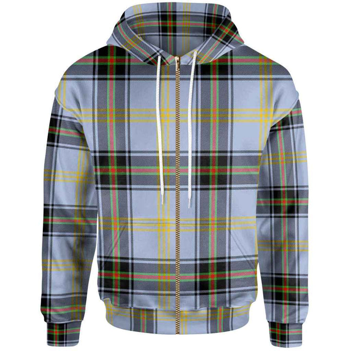 Scottish Bell of the Borders Clan Tartan Hoodie Zip Tartan Plaid