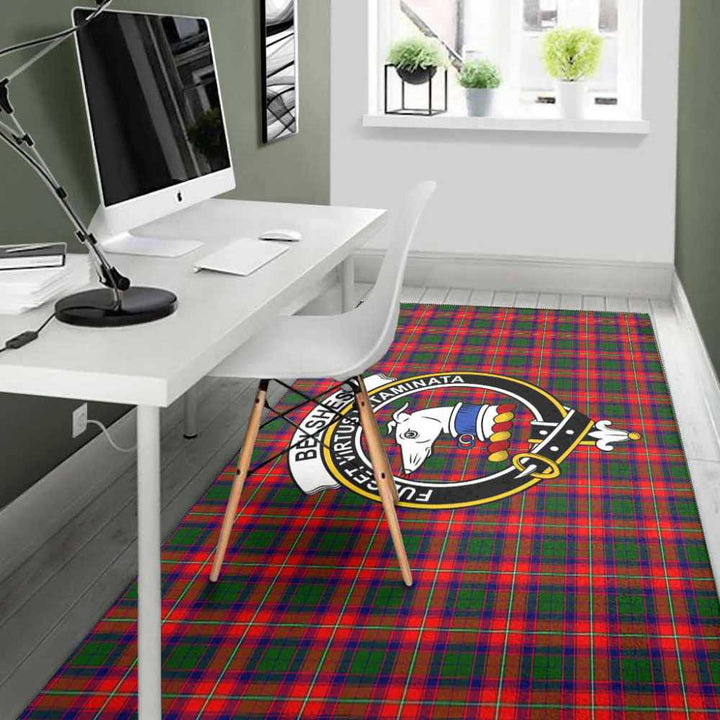 Scottish Belshes Clan Crest Tartan Area Rug Tartan Plaid 4