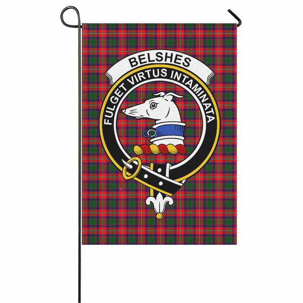 Scottish Belshes Clan Crest Tartan Garden Flag Tartan Plaid 1