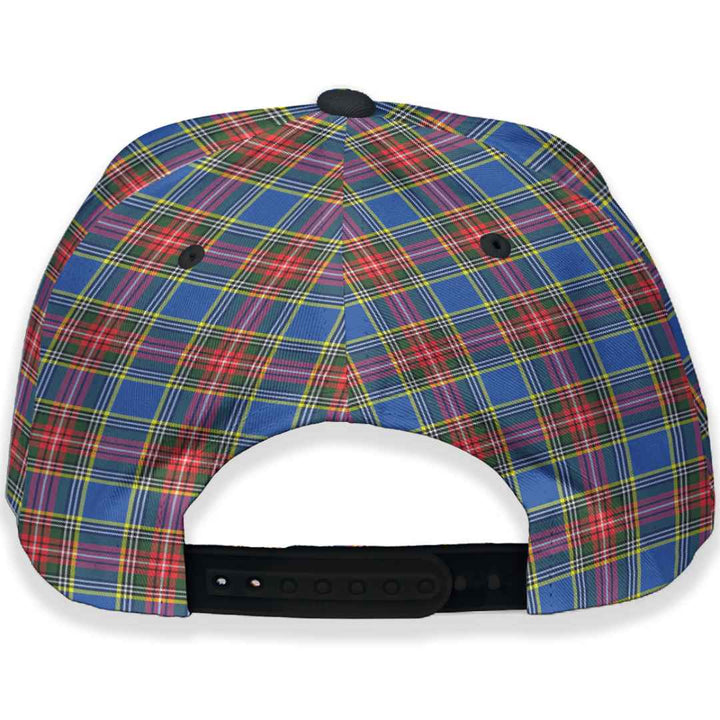 Scottish Bethune Clan Crest Tartan Cap Tartan Plaid 2