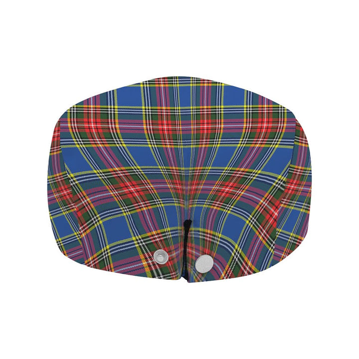 Scottish Bethune Clan Crest Tartan Flat Cap Tartan Plaid 4